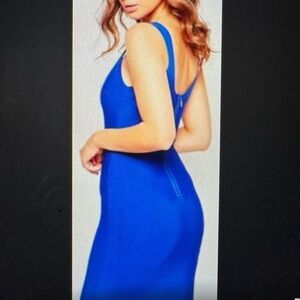 Cobalt blue BCBG bandage dress